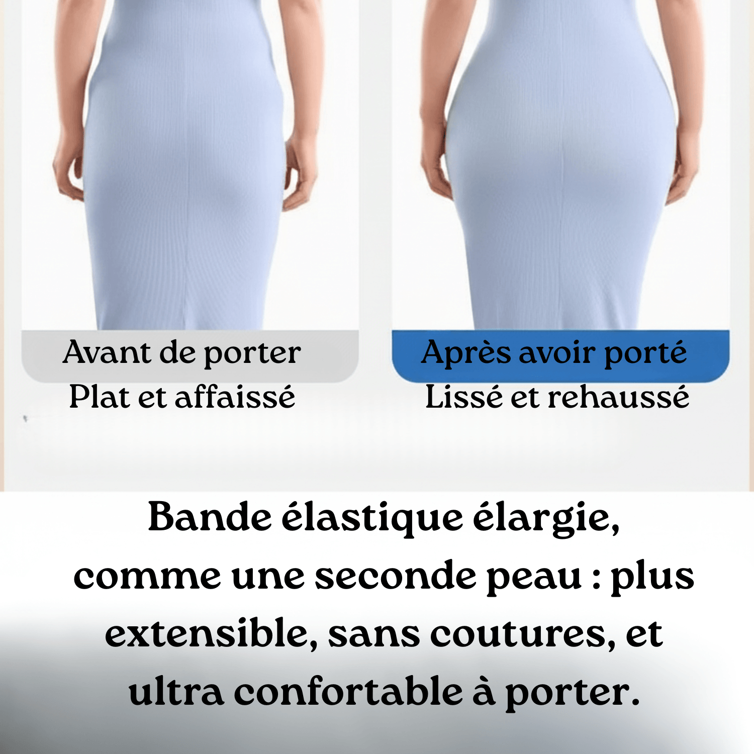 culotte gainante avant apres lisse et rehausse