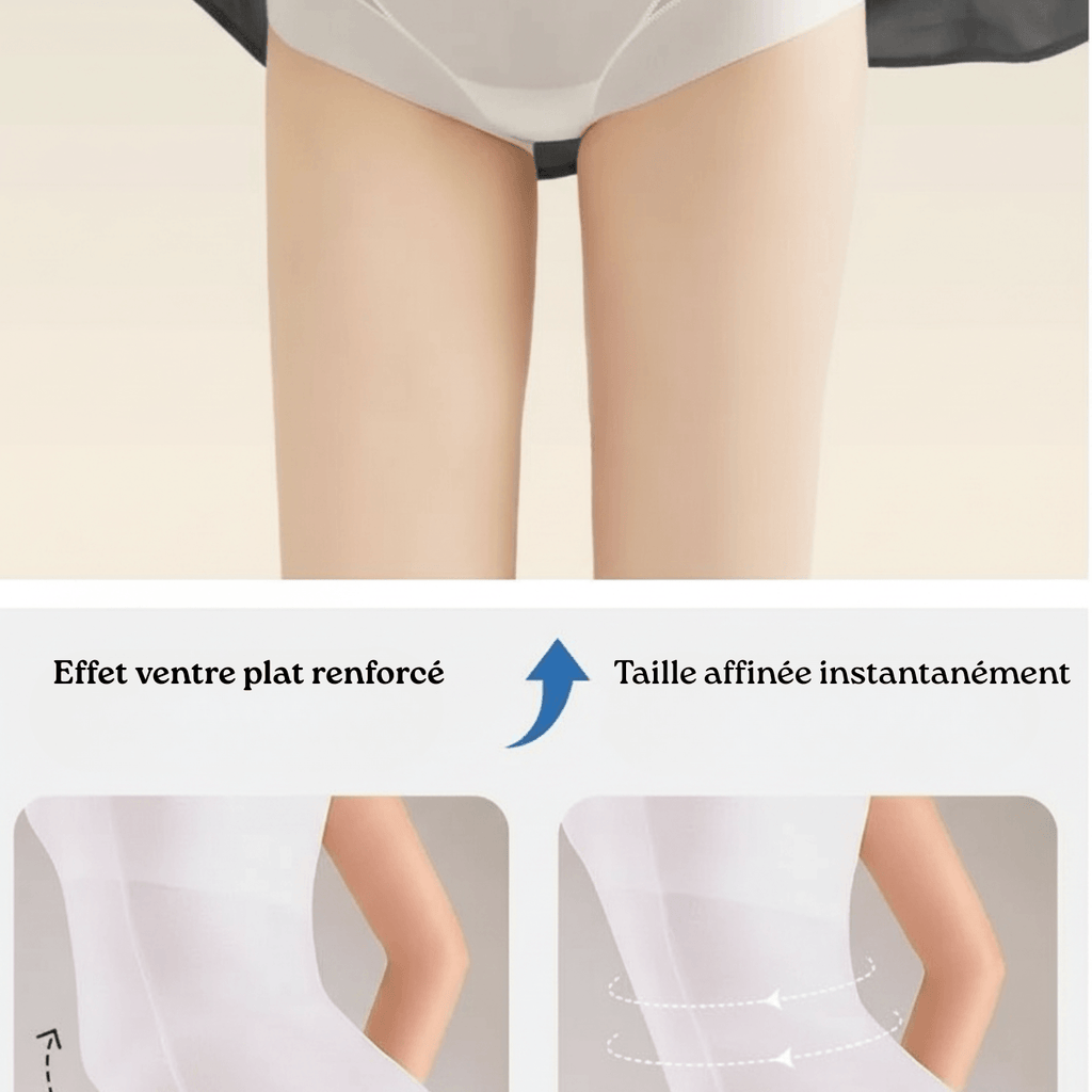  culotte gainante infographie ventre plat taille affinée