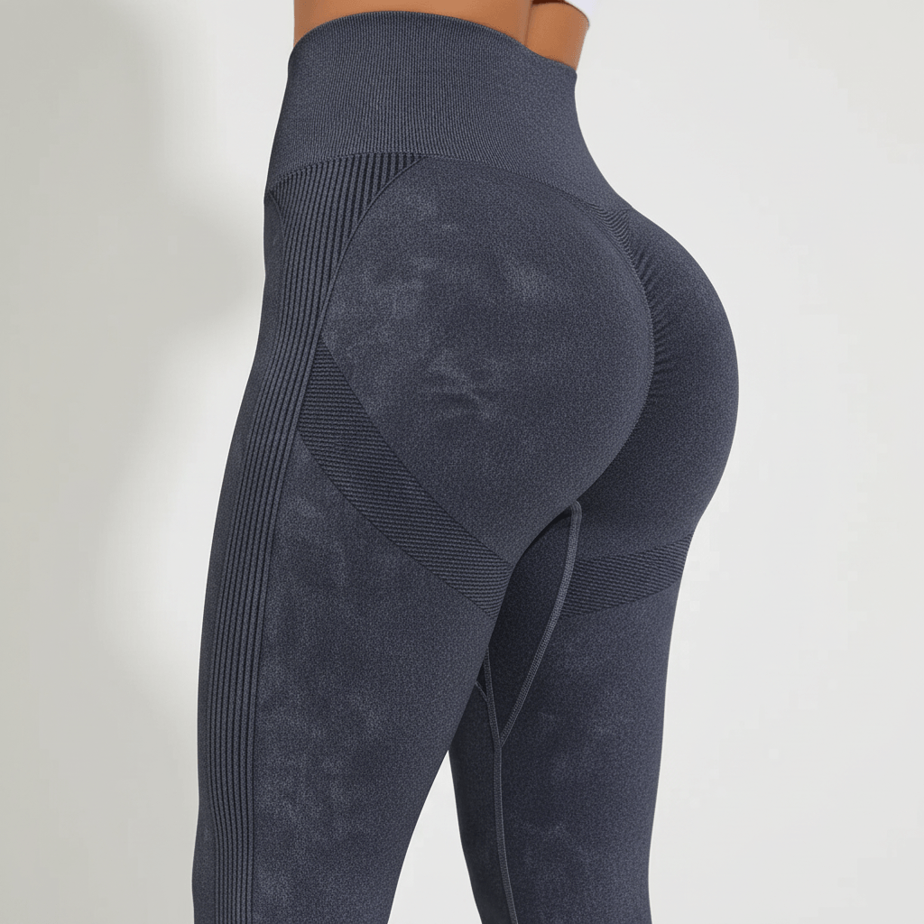Zoom sur l'effet push-up fessiers du legging anti-cellulite ventre plat